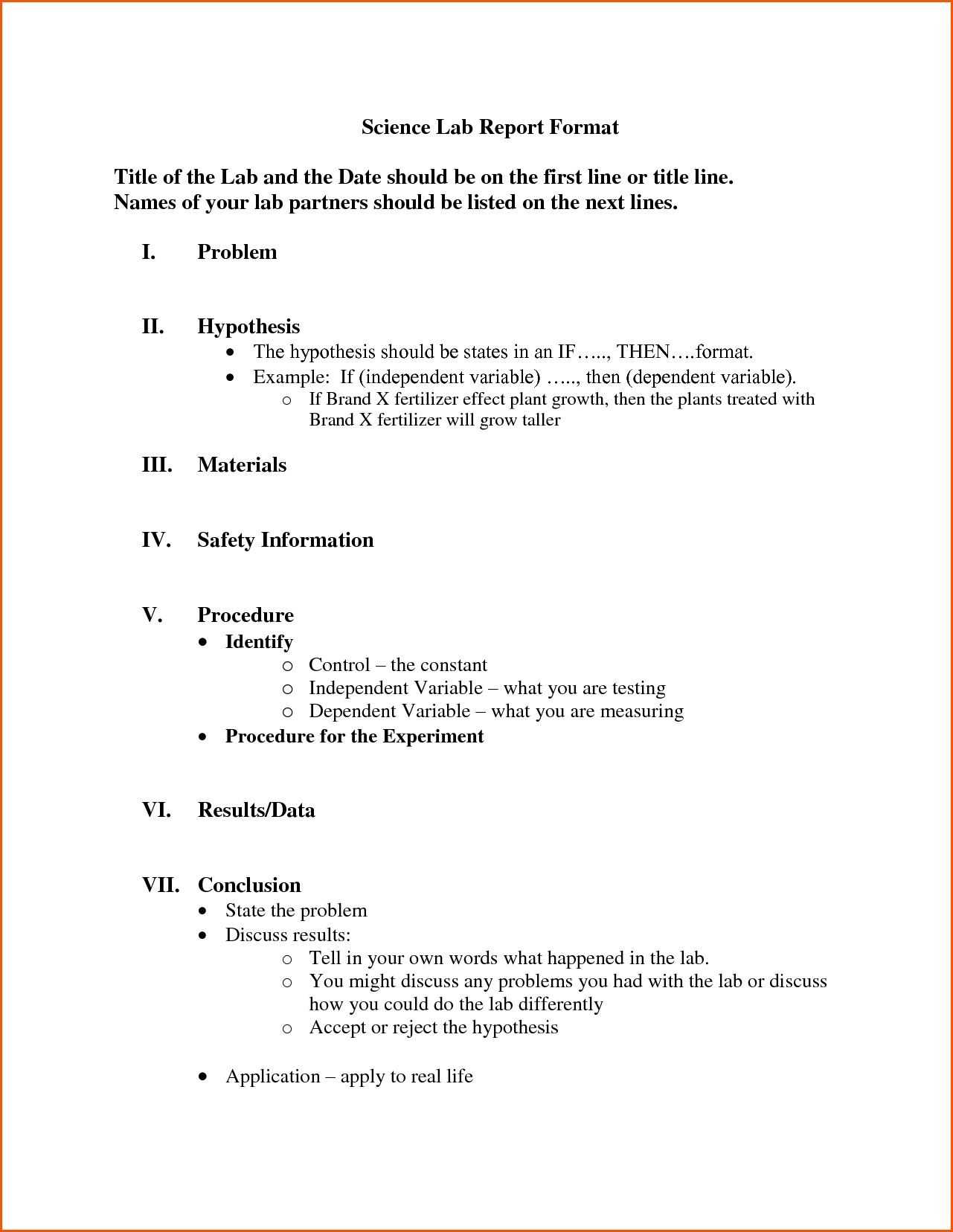 Template Lab | Homeschool | Lab Report Template, Lab Report Within Latex Project Report Template