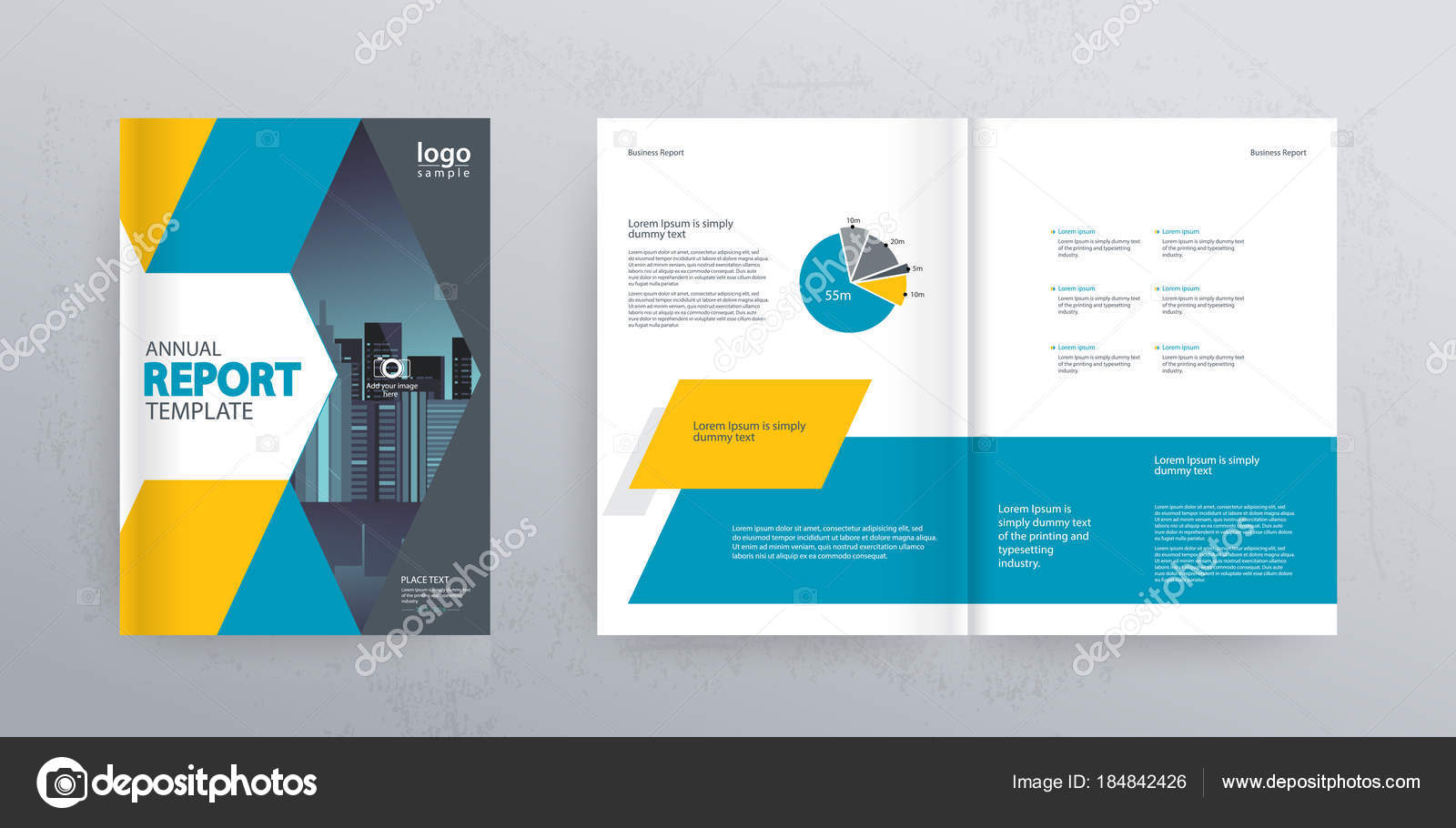 Template Layout Design Cover Page Company Profile Annual Inside Cover Page For Annual Report Template