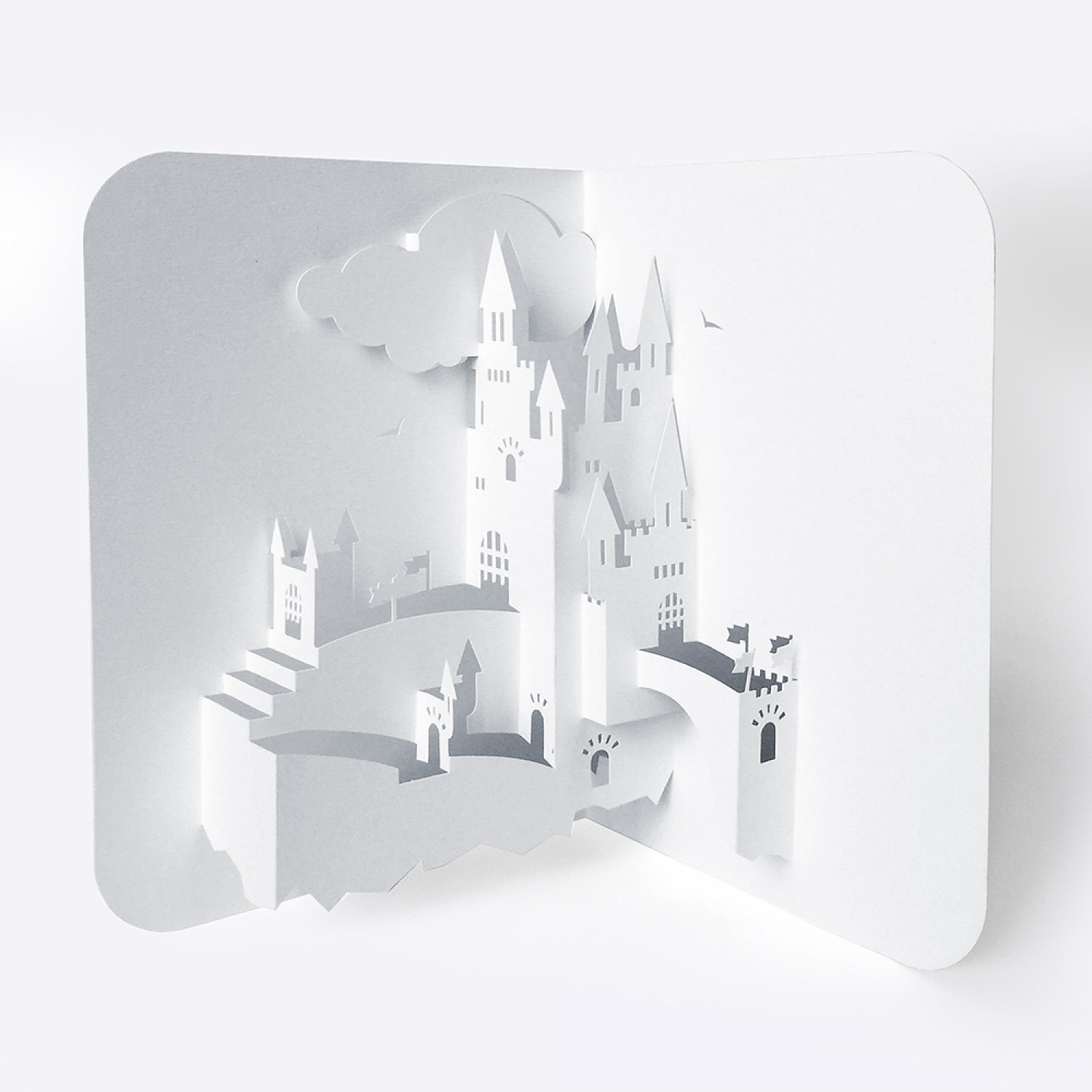 Template Pop Up Card «Castle» Pertaining To Pop Up Card Templates Free Printable