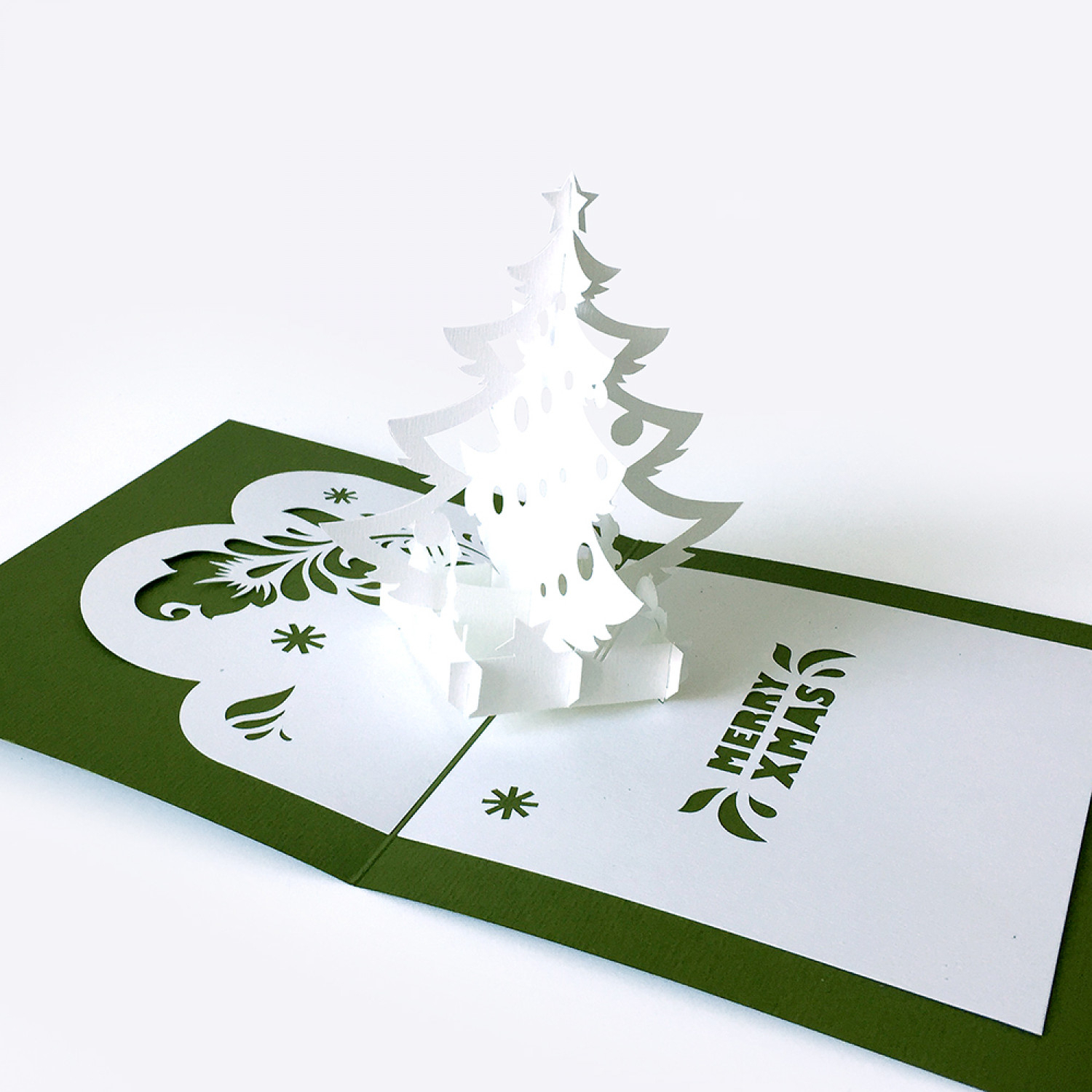 Template Pop Up Card «Christmas Tree» For Free Pop Up Card Templates Download