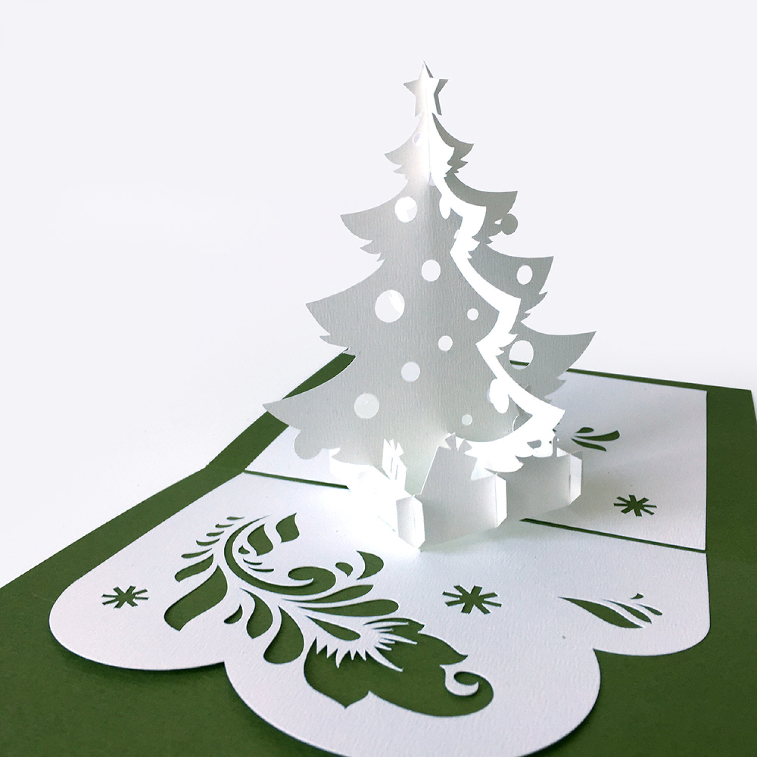 Template Pop Up Card «Christmas Tree» Regarding 3D Christmas Tree Card Template