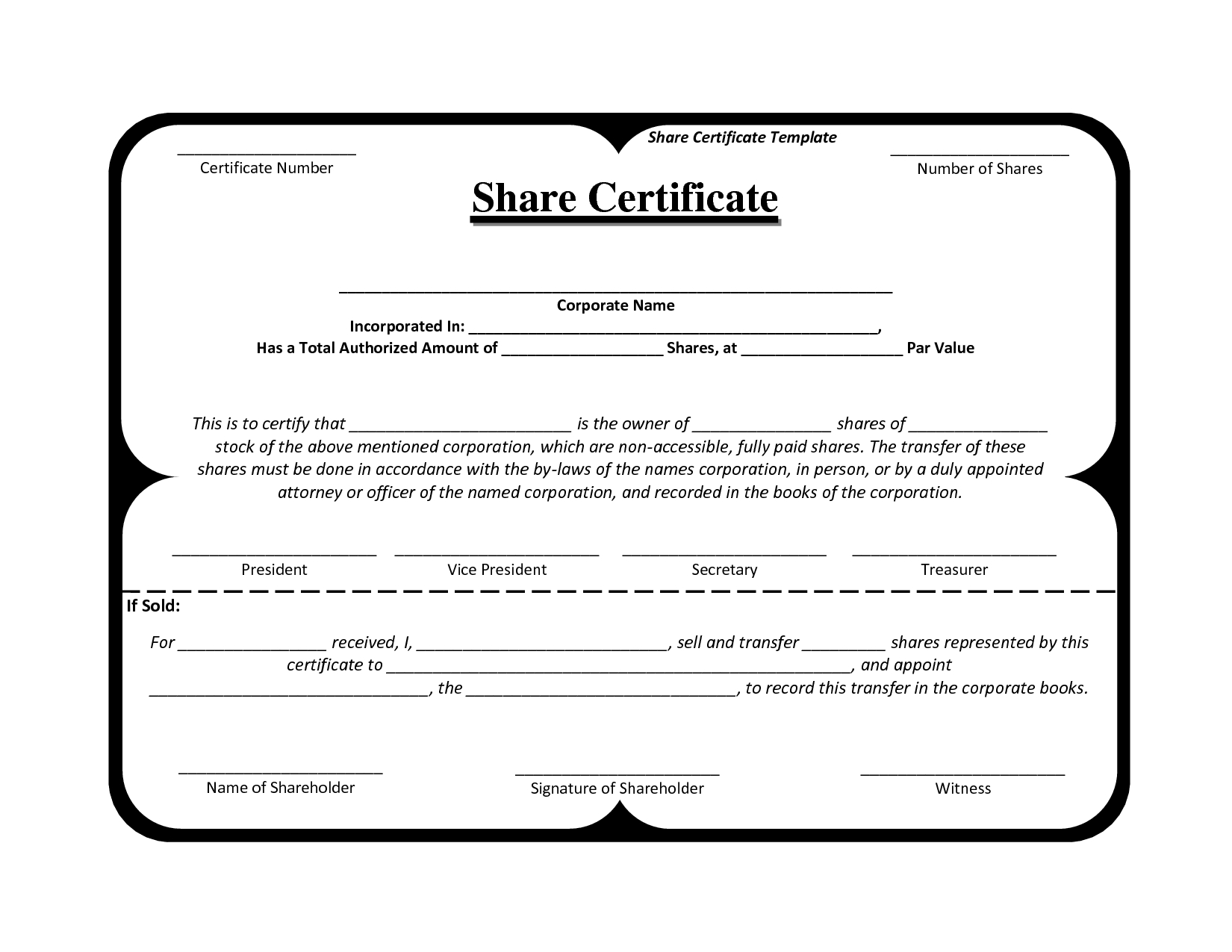 Template Share Certificate Rbscqi9V | Share Certificate In In Template For Share Certificate