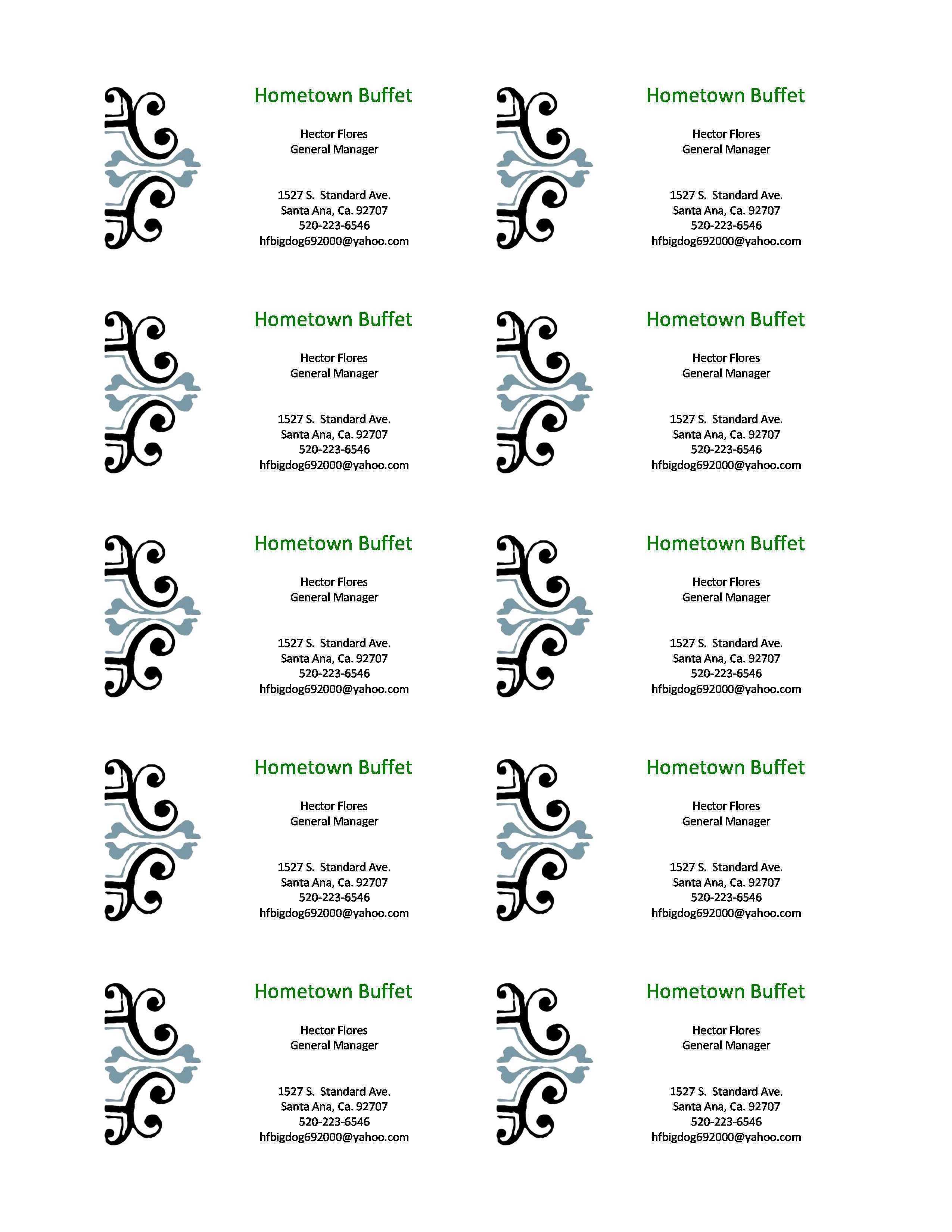 Templates For Business Cards Microsoft Office – Caquetapositivo Intended For Microsoft Office Business Card Template