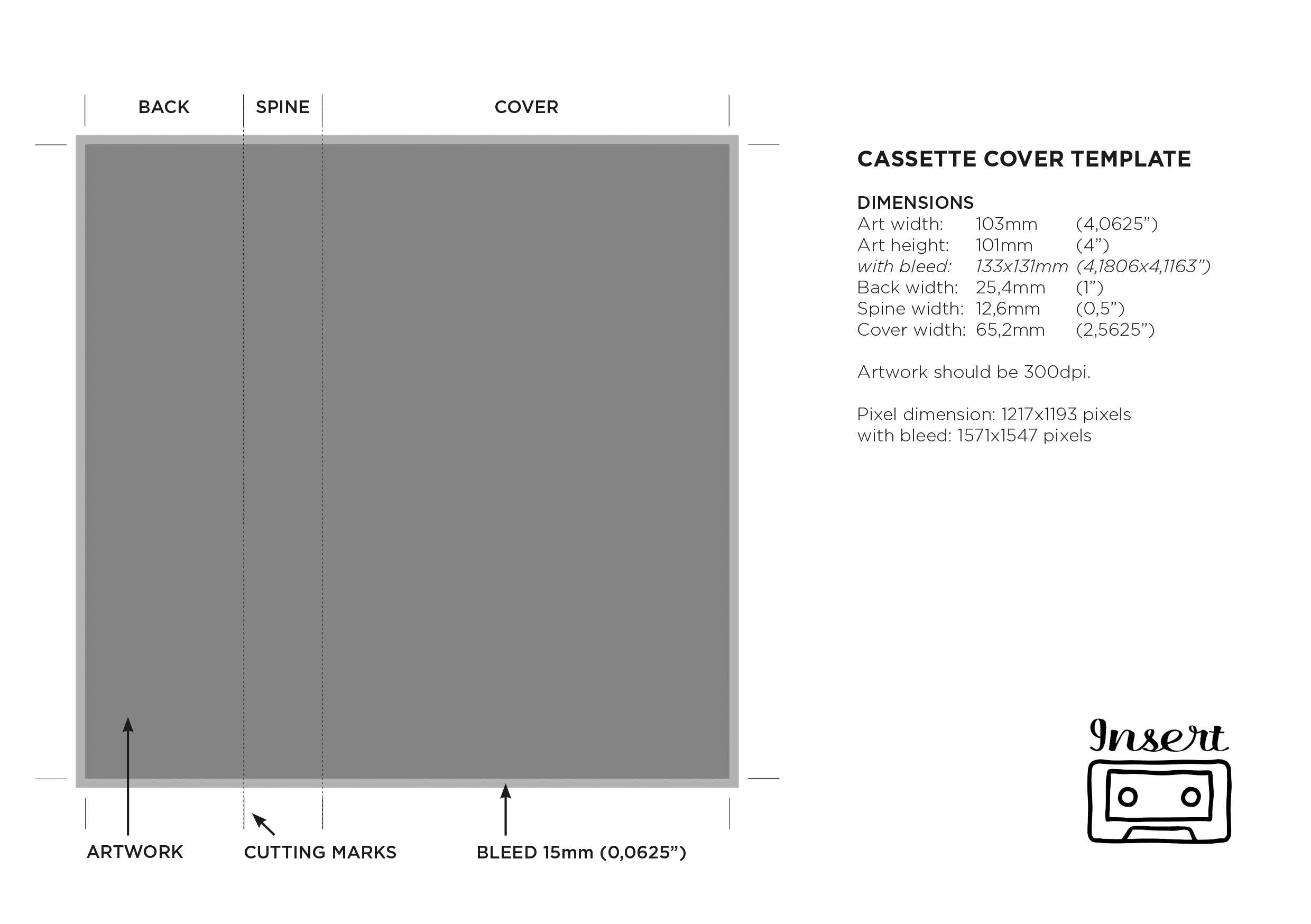 Templates – Insert Tapes Regarding Cassette J Card Template