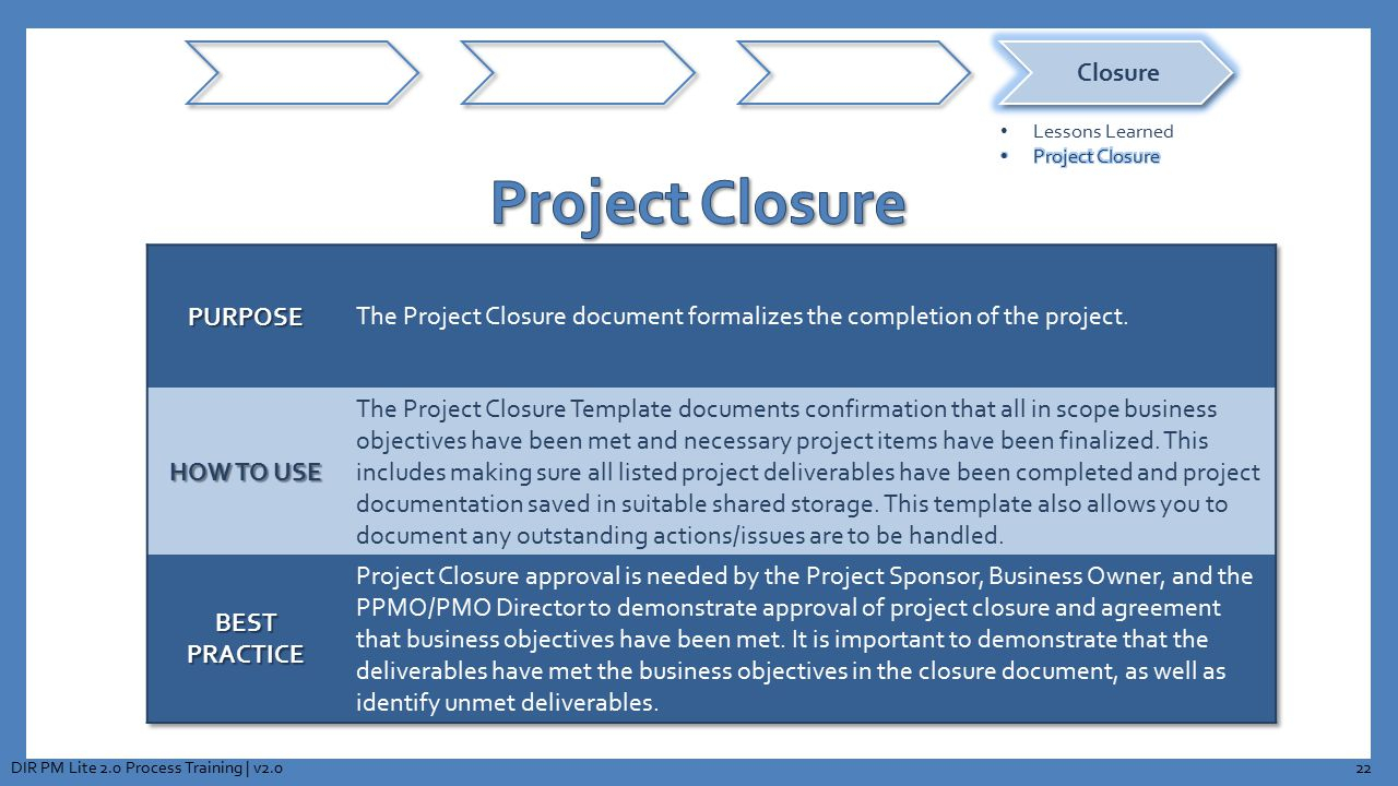 Texas Department Of Information Resources Presents – Ppt Within Project Closure Report Template Ppt