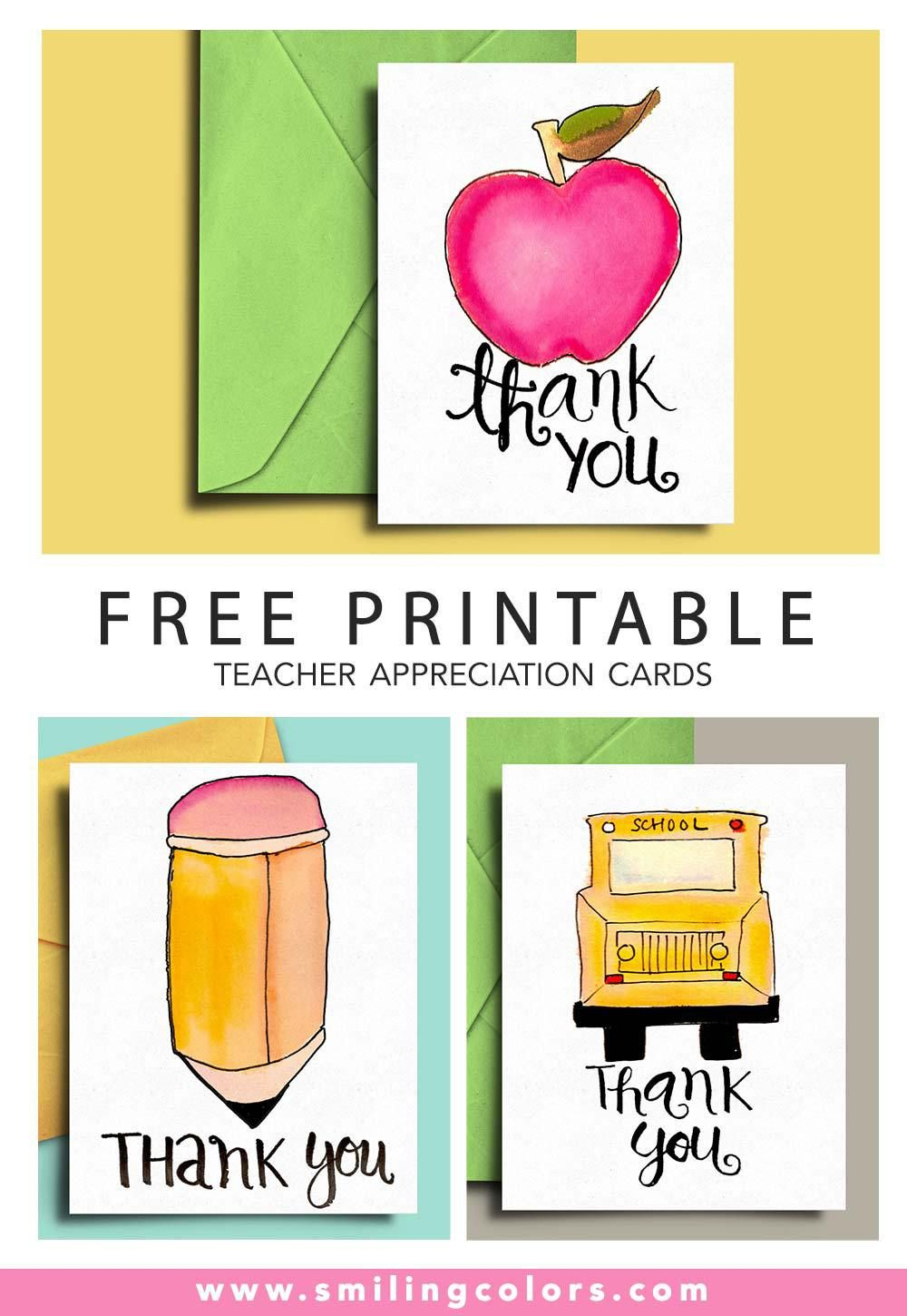 Thank You Card For Teacher And School Bus Driver With Free Inside Thank You Card For Teacher Template