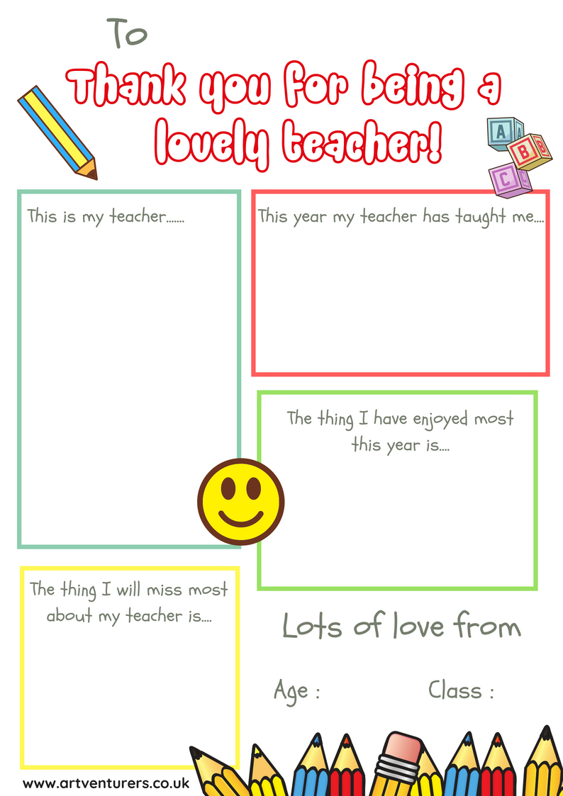 Thank You Card For Teacher Archives – In Thank You Card For Teacher Template
