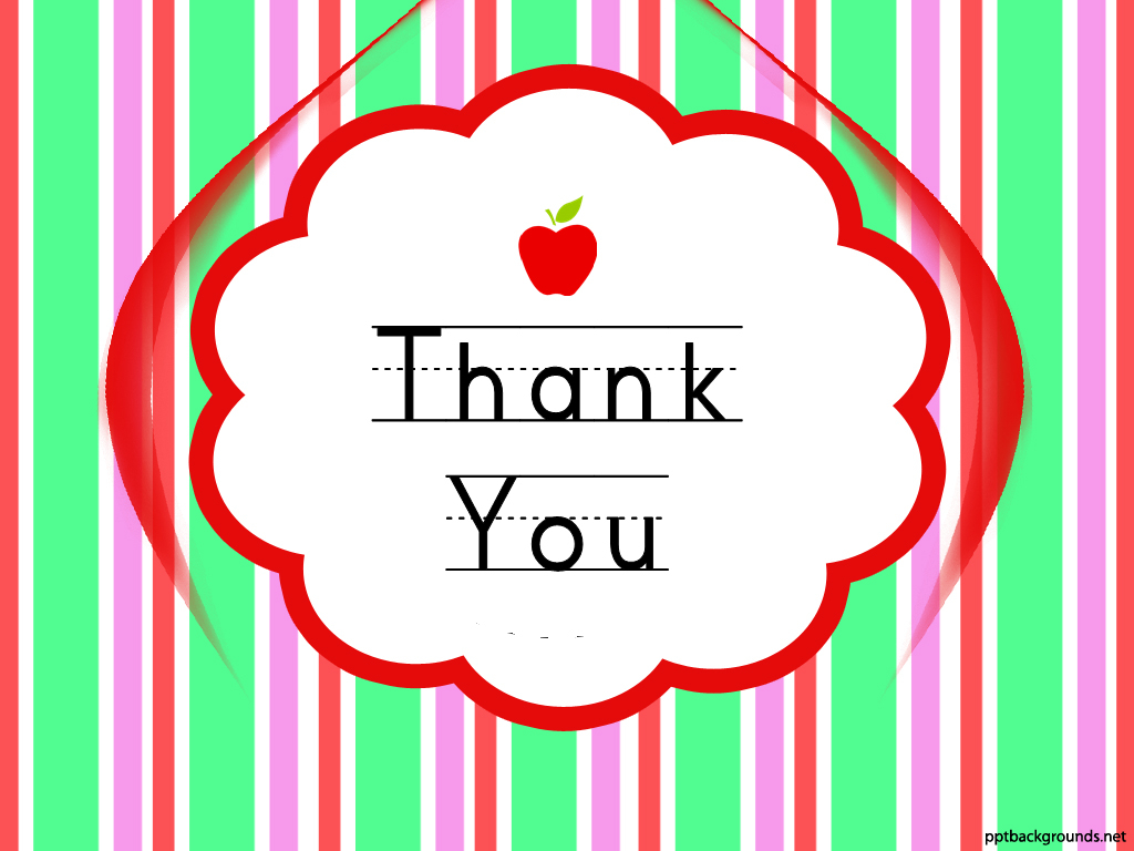 Thank You Cards For Teachers Backgrounds For Powerpoint For Powerpoint Thank You Card Template