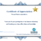 Thank You Certificate Template | Certificate Templates In Sample Certificate Of Participation Template