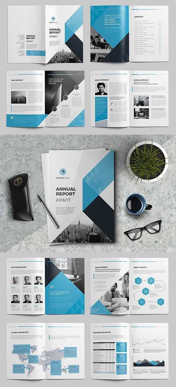 The Annual Report Template #brochure #template #indesign Within Annual Report Template Word Free Download