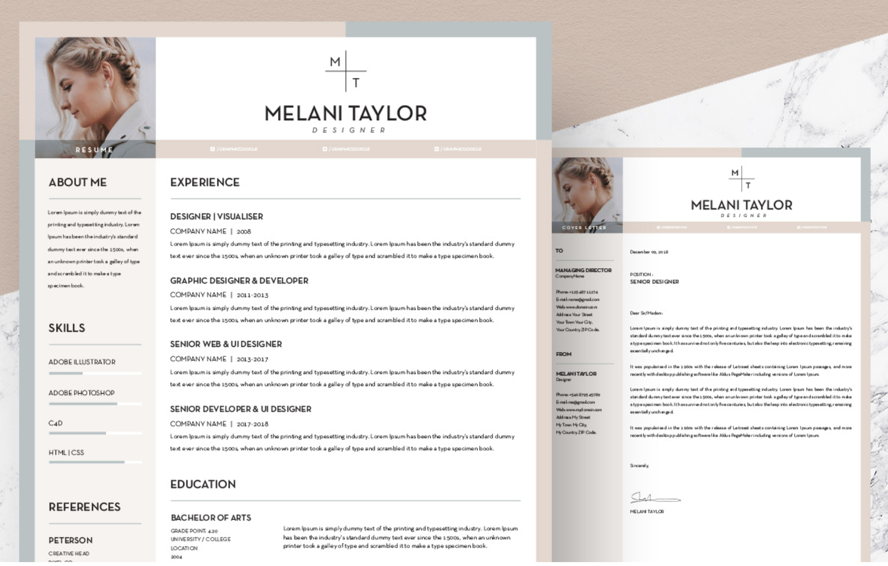 The Best Free Creative Resume Templates Of 2019 – Skillcrush Pertaining To Free Downloadable Resume Templates For Word