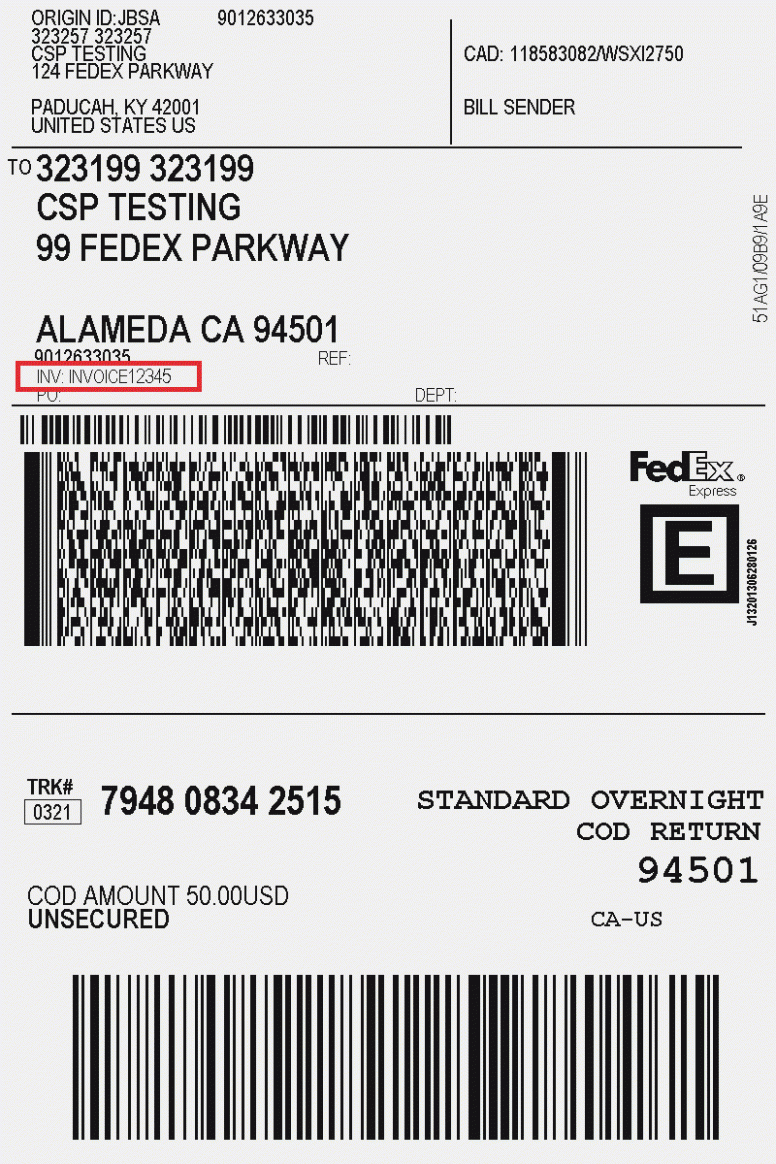 The Biggest Contribution Of Pay | The Invoice And Resume Intended For Fedex Label Template Word