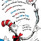 The Cat In The Hat Birthday Invitation. Printable Throughout Dr Seuss Birthday Card Template