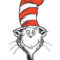 The Cat In The Hat Is A Legendary Character In The Picture In Blank Cat In The Hat Template