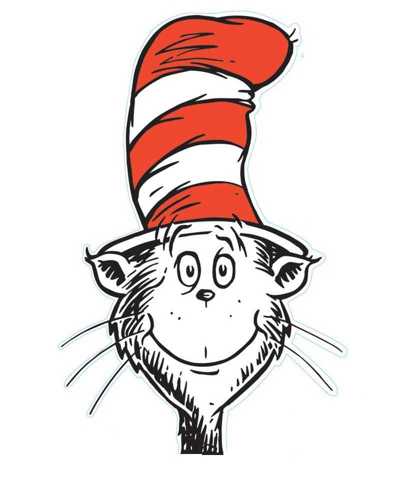 The Cat In The Hat Is A Legendary Character In The Picture In Blank Cat In The Hat Template