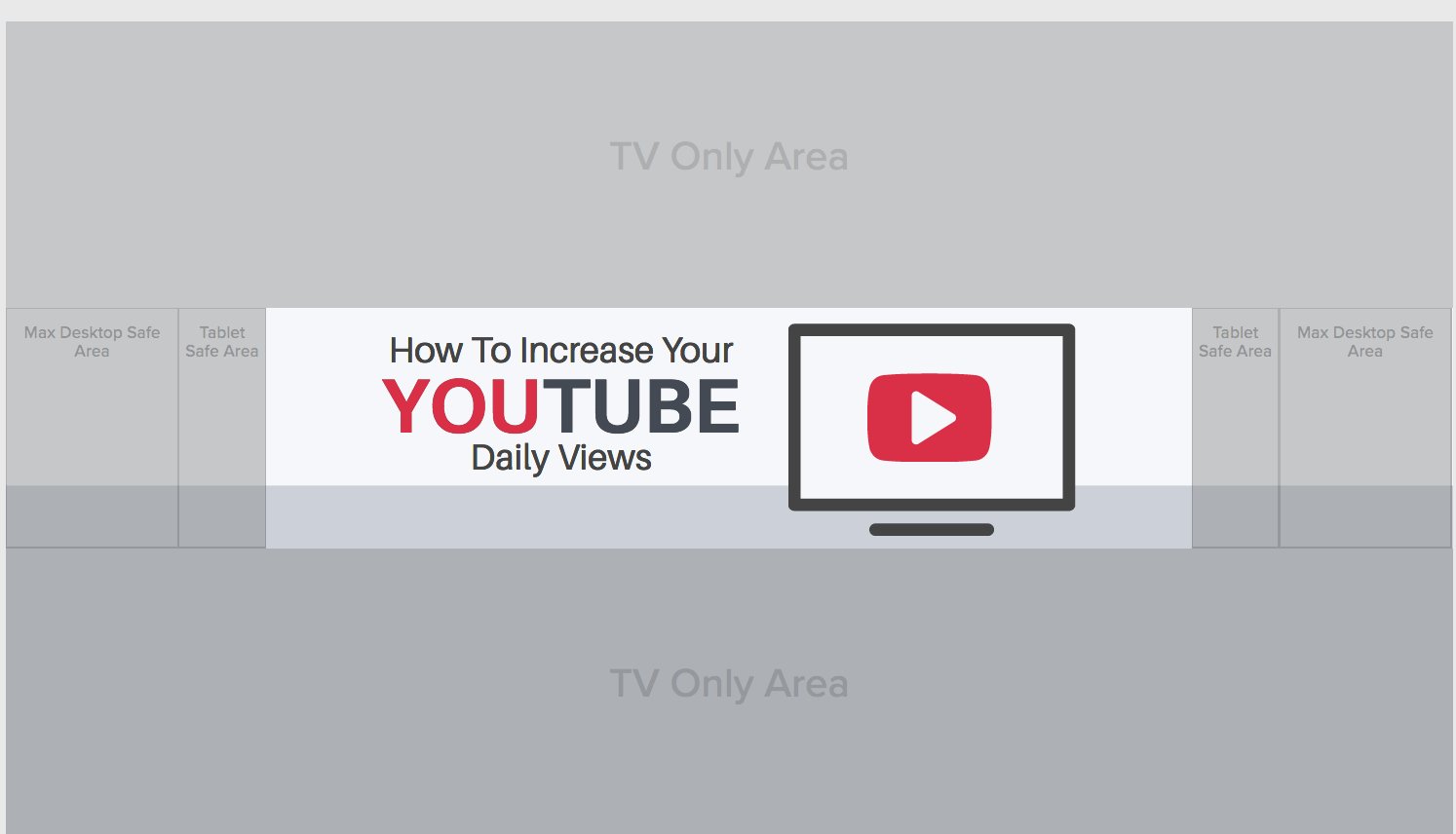 The Ideal Youtube Channel Art Size & Best Practices Inside Youtube Banner Template Size
