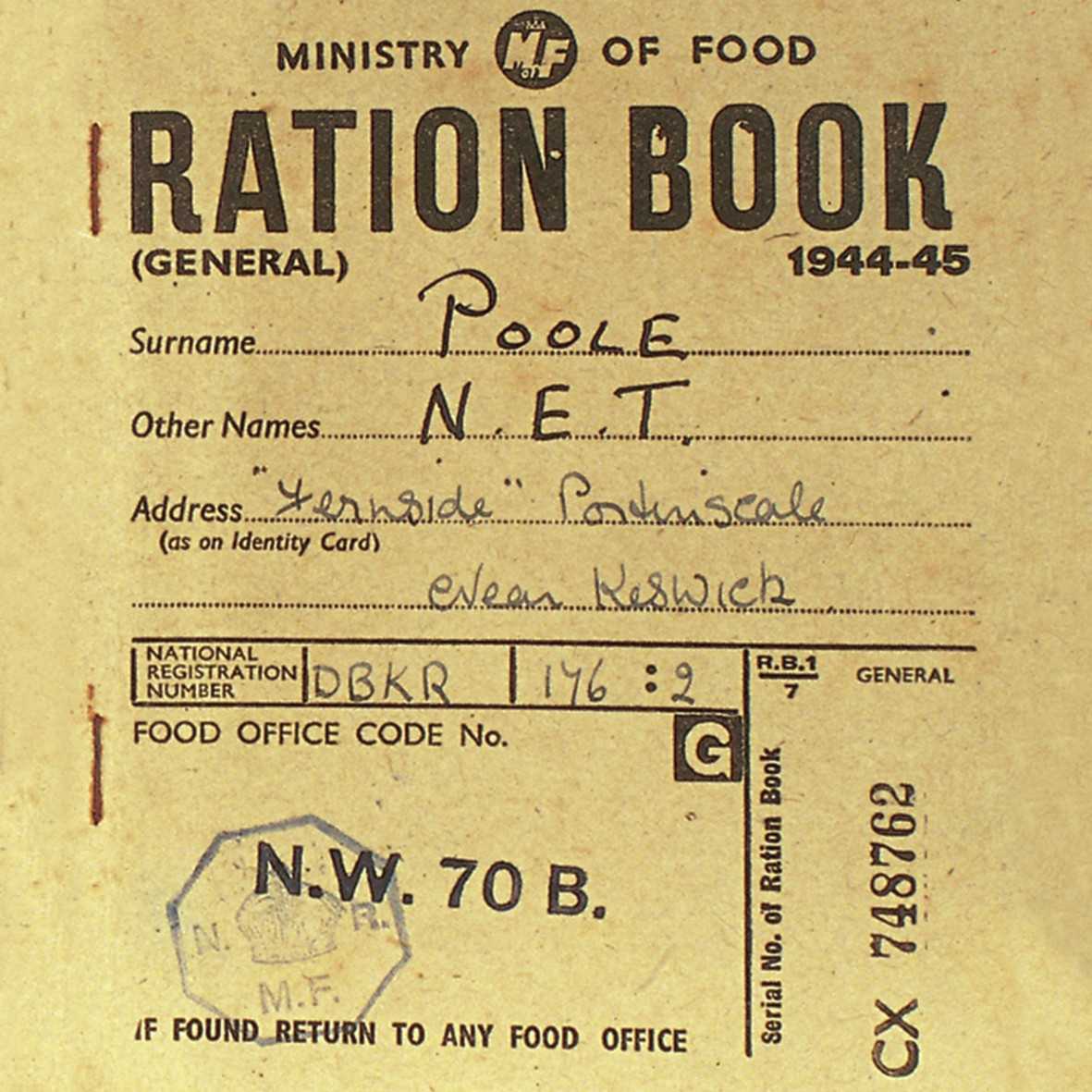 The Olde Curiosity Blog: #ww2 Rationing In The Second World Intended For World War 2 Identity Card Template