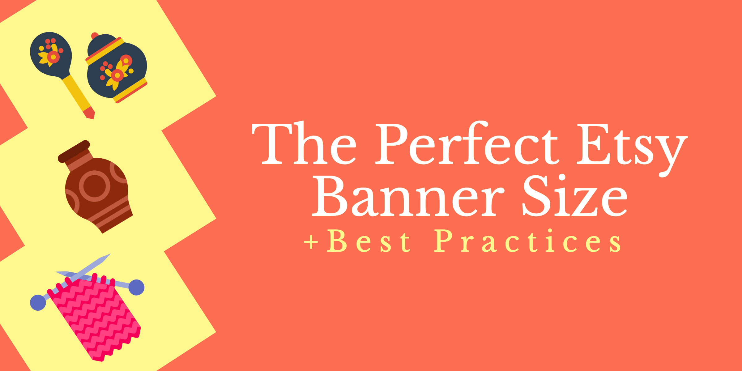The Perfect Etsy Banner Size & Best Practices Inside Free Etsy Banner Template