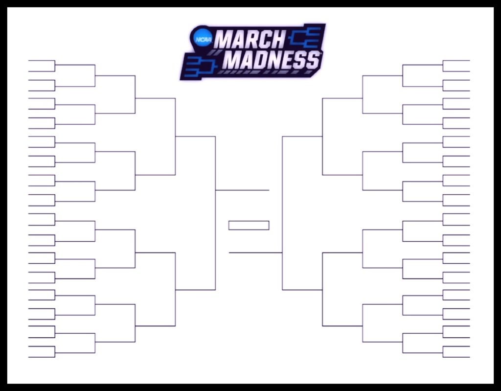 The Printable March Madness Bracket For The 2019 Ncaa Tournament Inside Blank March Madness Bracket Template