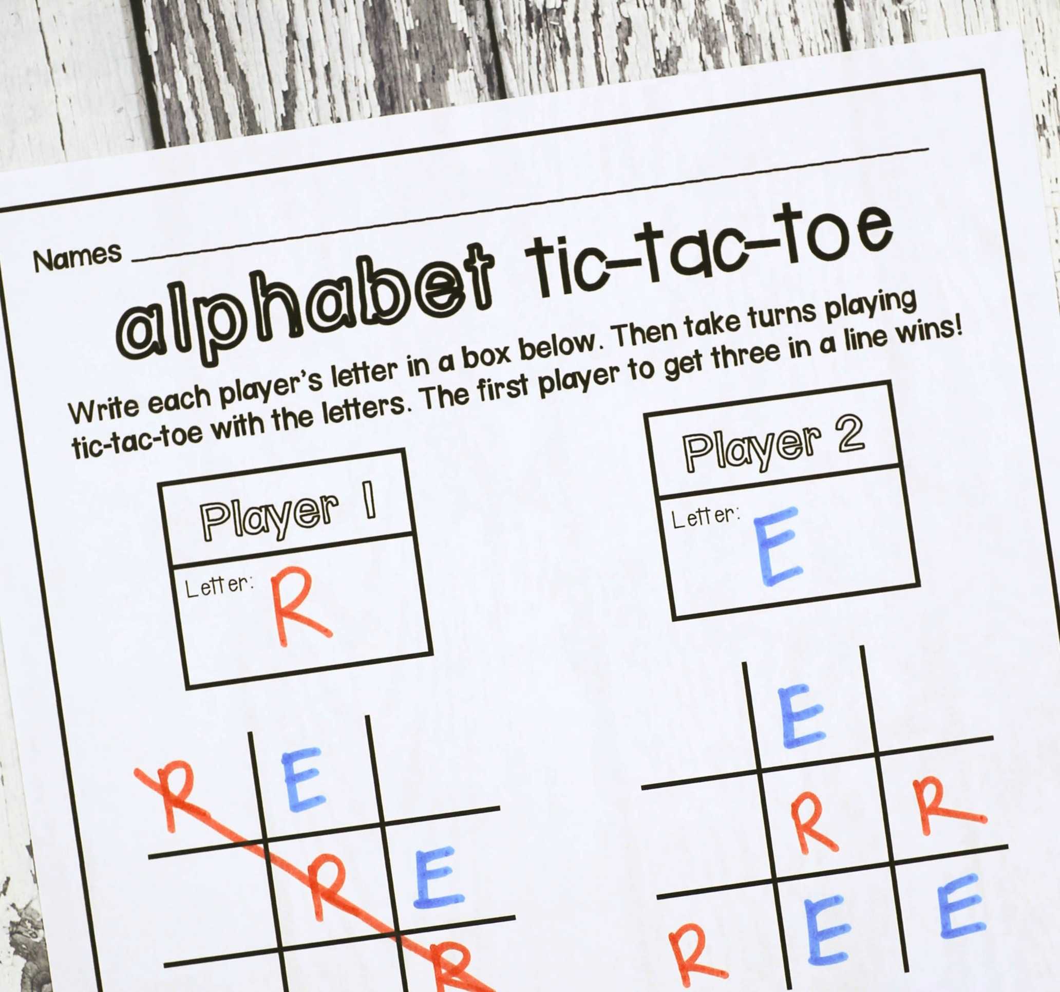 Tic Tac Toe – Playdough To Plato Regarding Tic Tac Toe Template Word