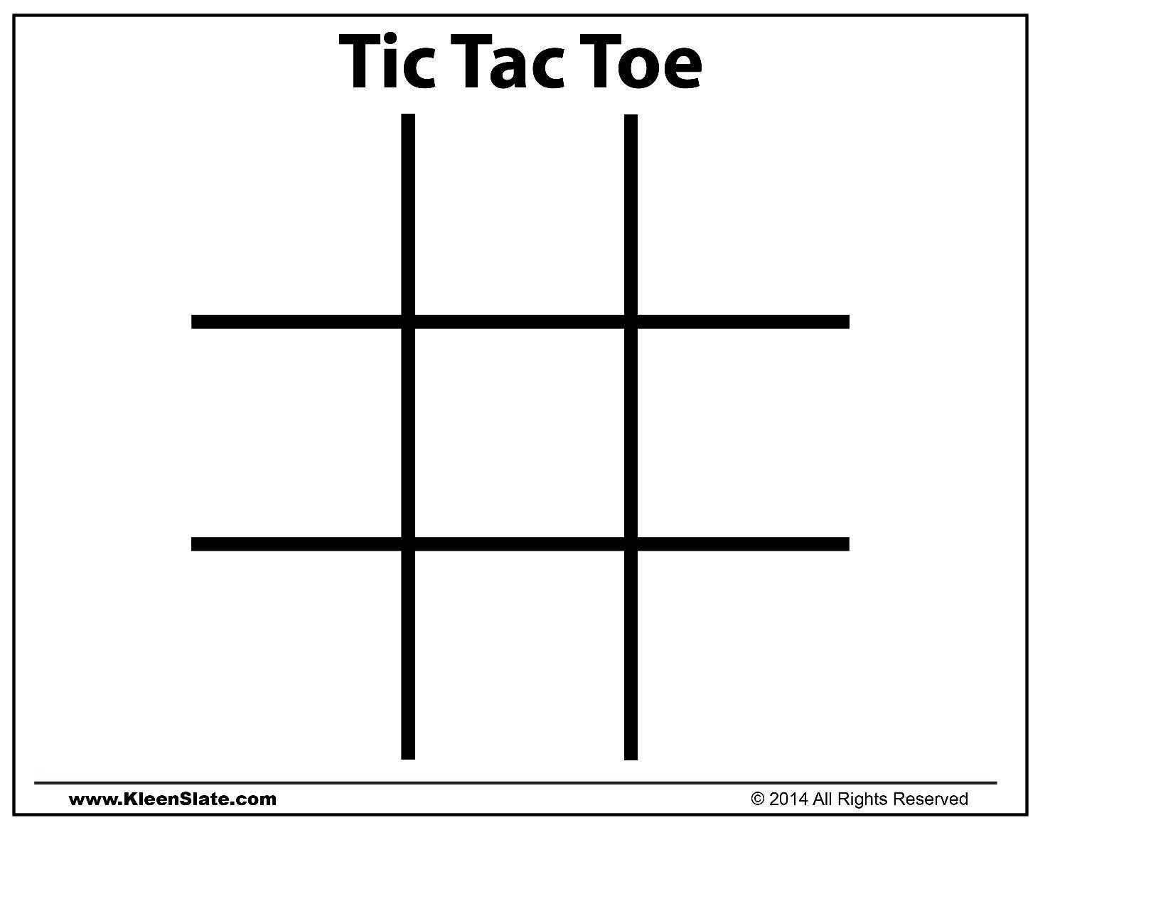 Tic tac Toe игра поле