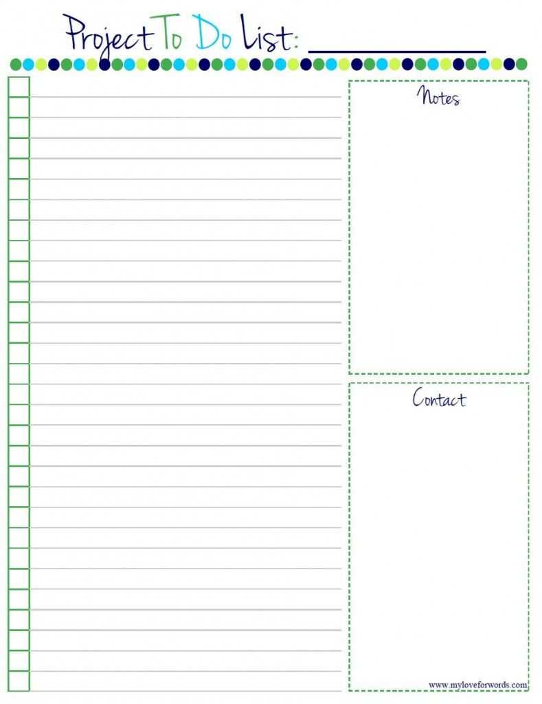 To Do List Template Word Free Download Online Printable For In Daily Task List Template Word