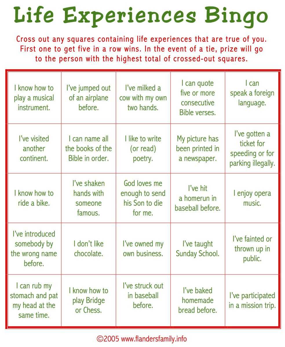 Today's Game Is "life Experiences Bingo." This Makes A Great Regarding Ice Breaker Bingo Card Template