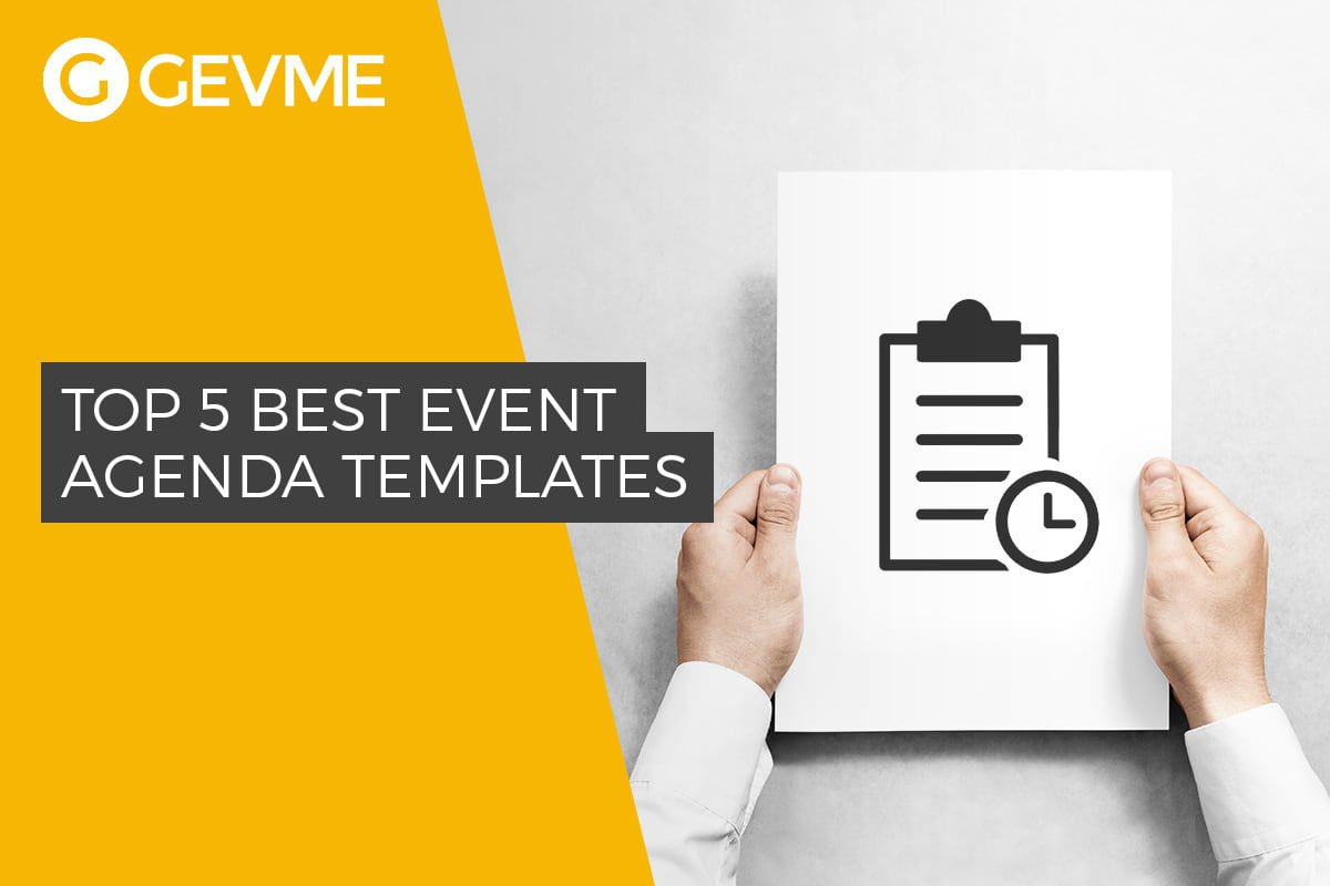 Top 5 Best Event Agenda Templates Intended For Event Agenda Template Word