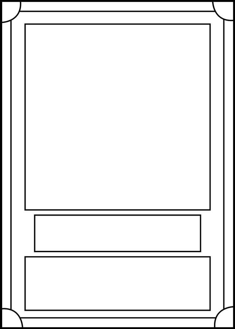 Trading Card Template Frontblackcarrot1129 On Deviantart Regarding Blank Magic Card Template