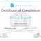 Training Completion Certificate Template Intended For Template For Training Certificate