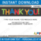 Trampoline Party Thank You Cards Template – Boys Within Soccer Thank You Card Template