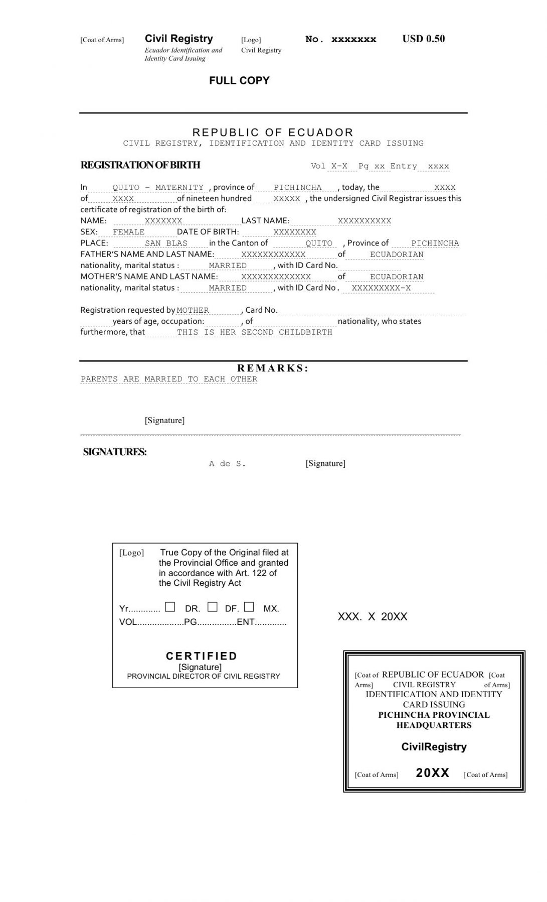 Translate Mexican Birth Certificate A To English Template In Birth Certificate Translation Template English To Spanish