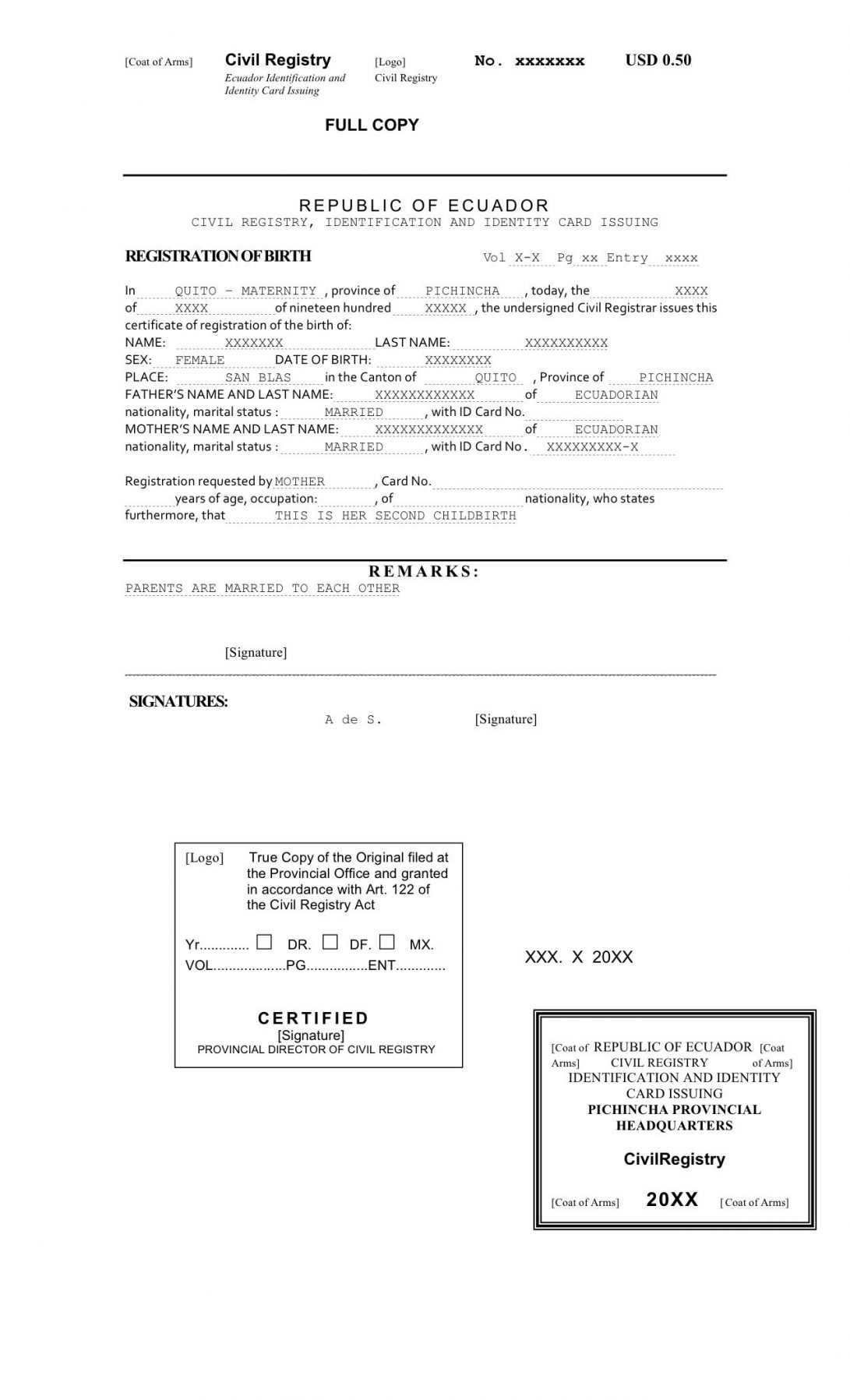 Translate Mexican Birth Certificate A To English Template In Birth Certificate Translation Template English To Spanish