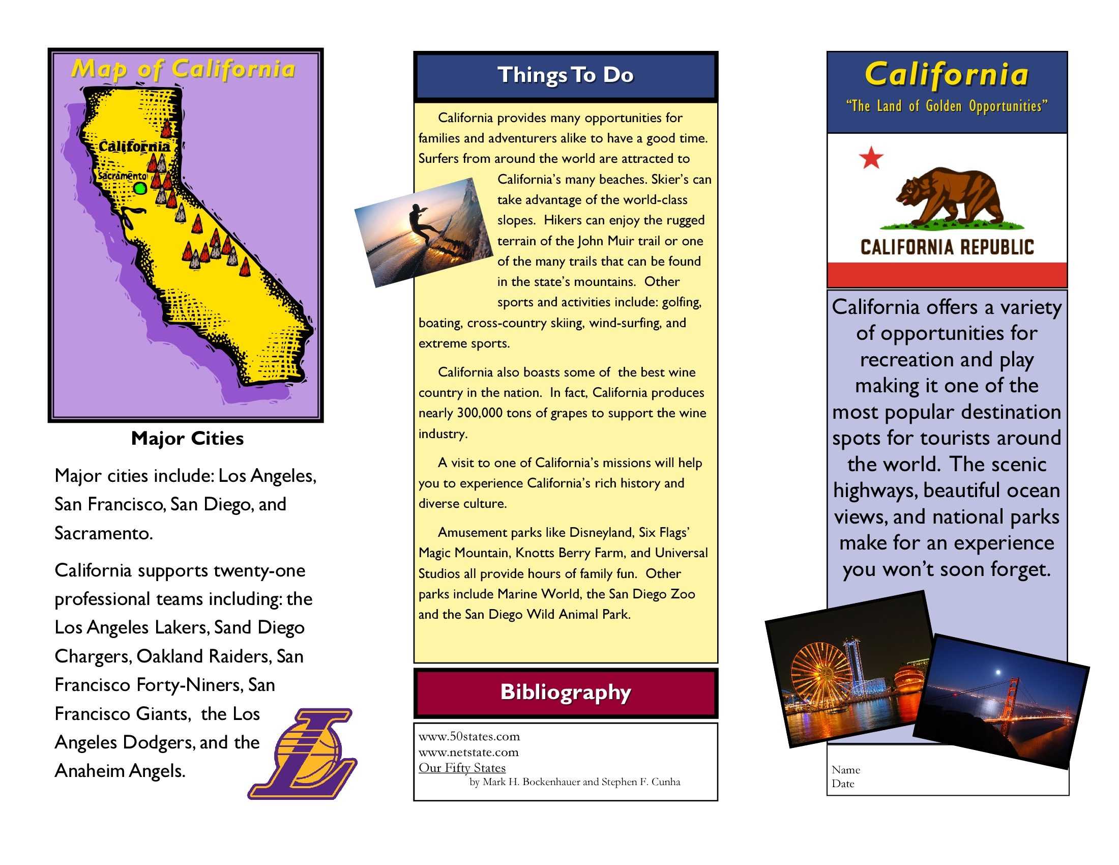 Travel Brochure Examples For Students | Theveliger Intended For Student Brochure Template