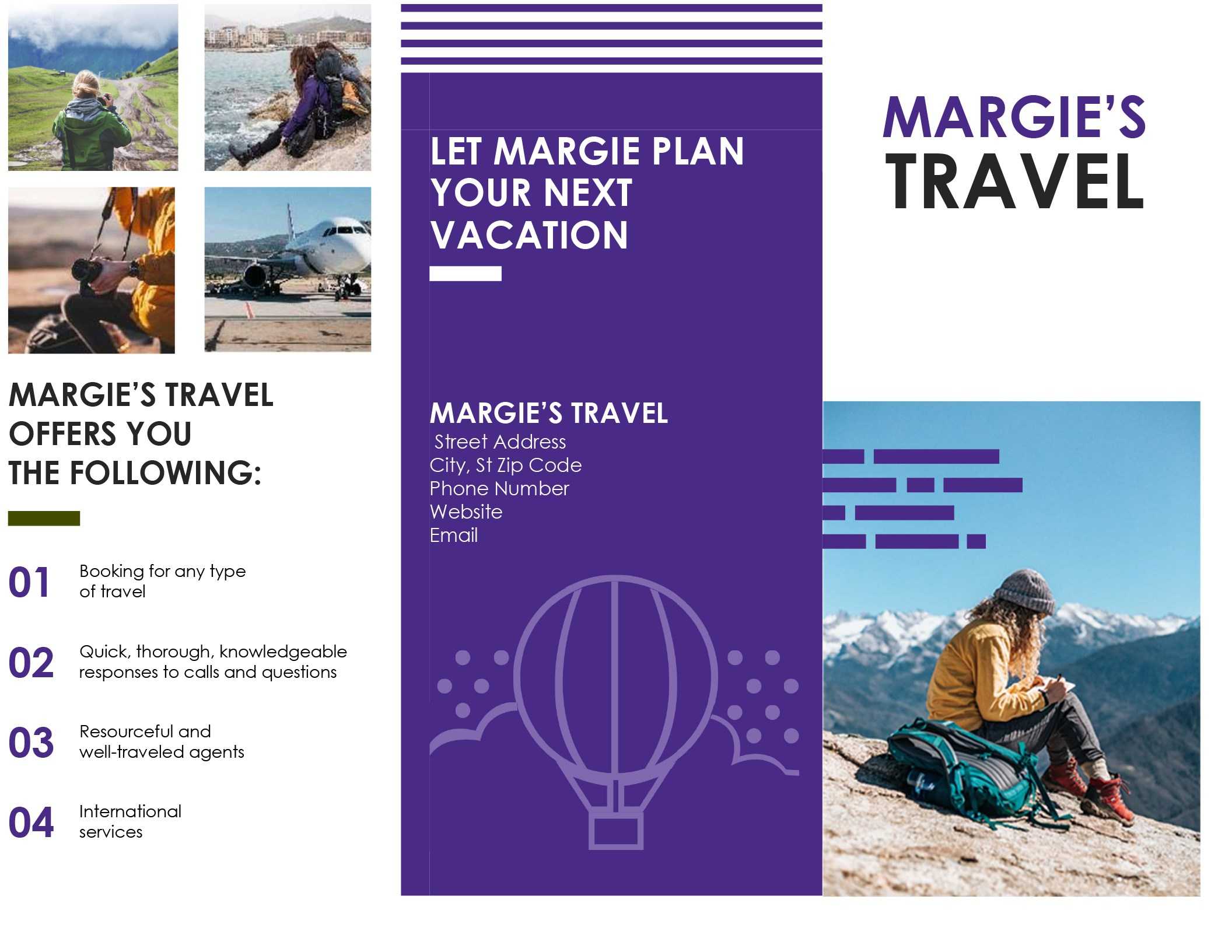 Travel Brochure Regarding Word Travel Brochure Template In Word Travel Brochure Template