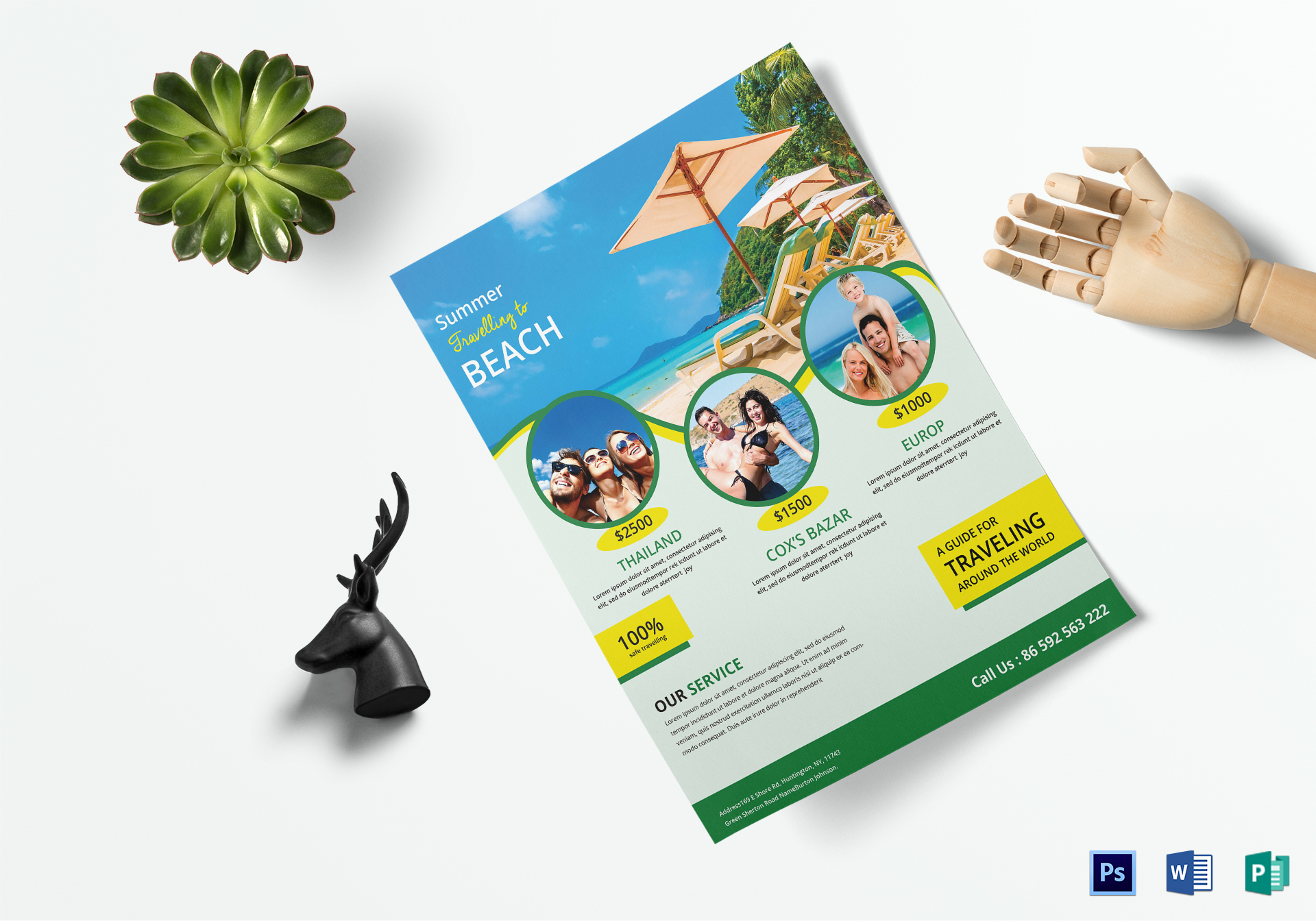 Travel Flyer Template Intended For Word Travel Brochure Template