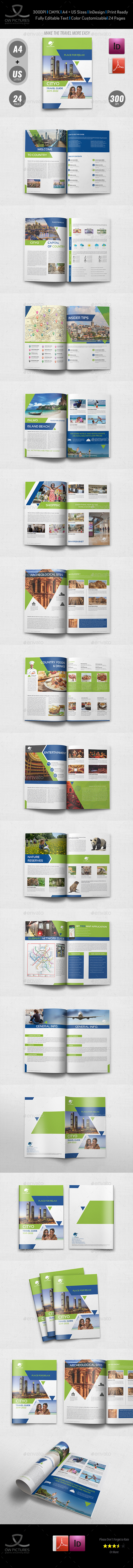 Travel Guide Graphics, Designs & Templates From Graphicriver With Travel Guide Brochure Template
