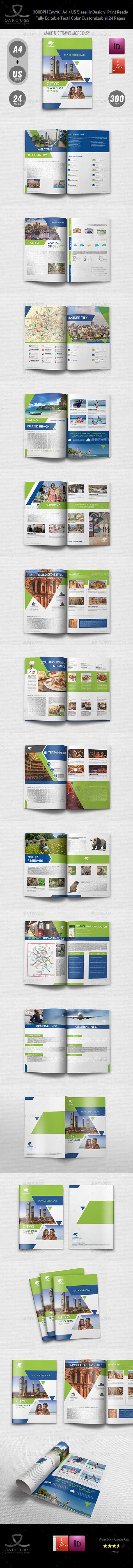 Travel Guide Graphics, Designs & Templates From Graphicriver With Travel Guide Brochure Template