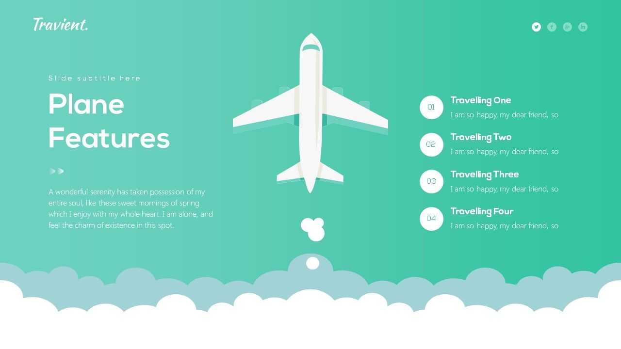 Travient Hotel & Travel Agency Powerpoint Template Inside Tourism Powerpoint Template