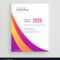 Trendy Colorful Brochure Annual Report Template Inside Mi Report Template