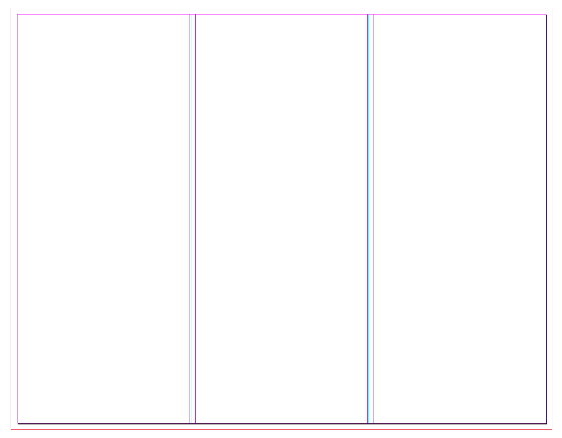 Tri Fold Brochure In Indesign – How Do You Handle Fold Lines Regarding 4 Panel Brochure Template