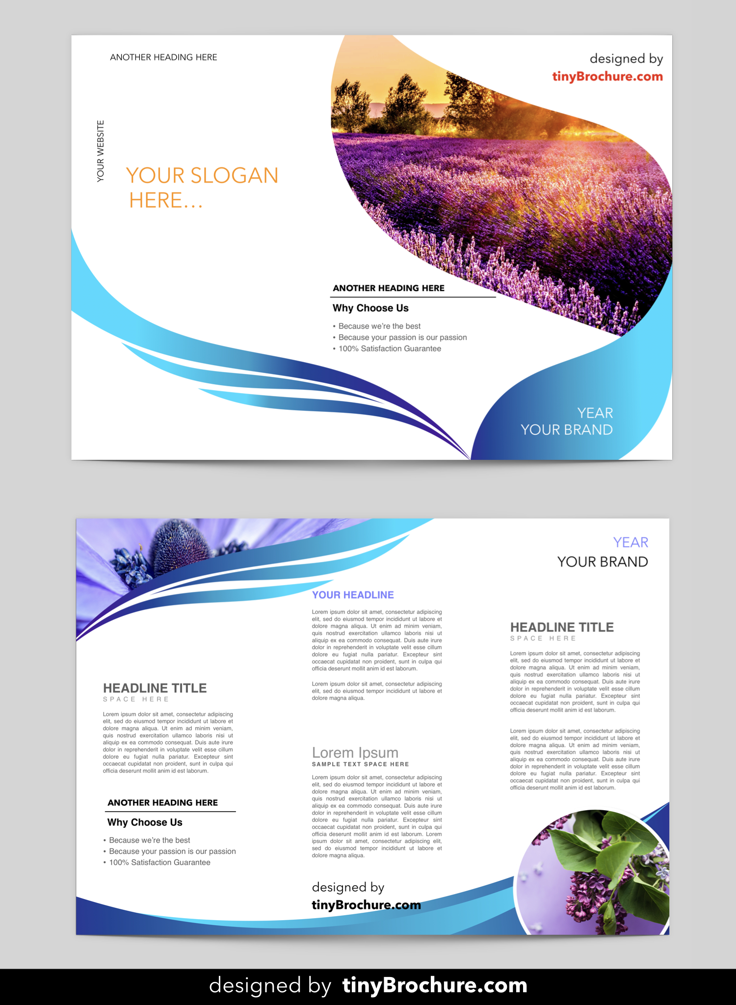 Tri Fold Brochure Template Google Slides | Care4U | Brochure Within Travel Brochure Template Google Docs