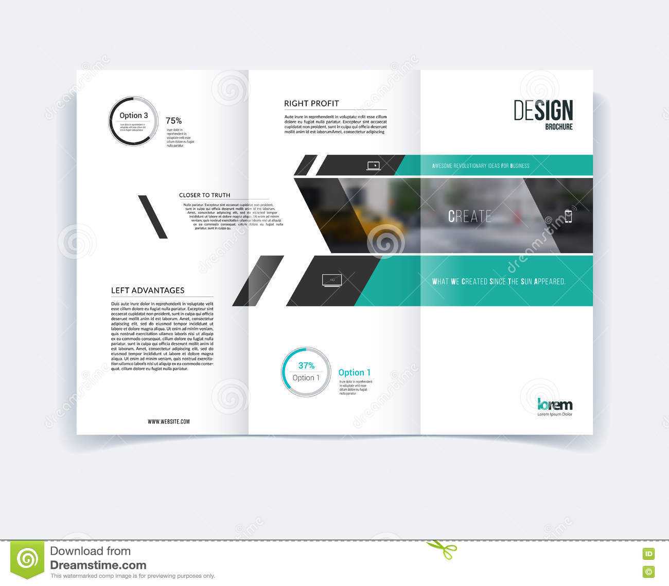 Tri Fold Brochure Template Layout, Cover Design, Flyer In A4 Inside Engineering Brochure Templates