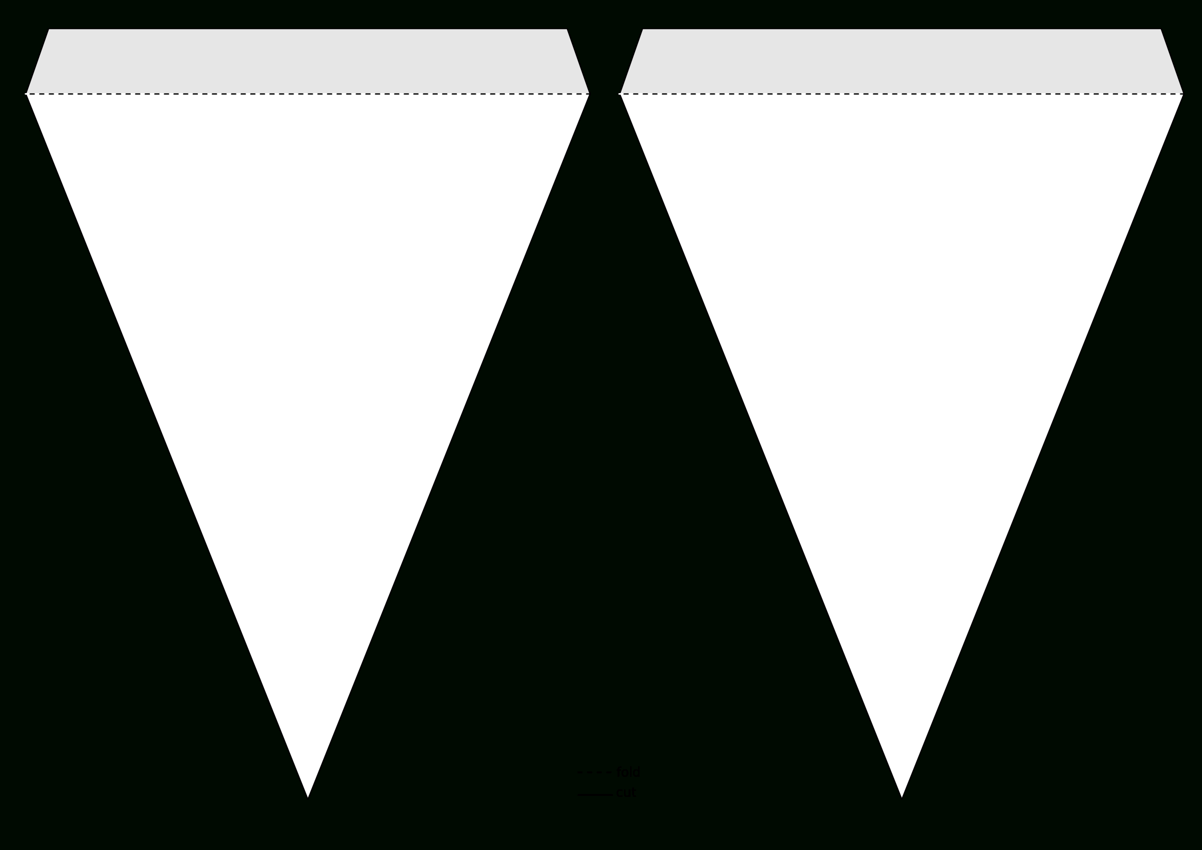 Triangle Pennant Banner Template@grafixgrrl, This Is A Regarding Triangle Pennant Banner Template