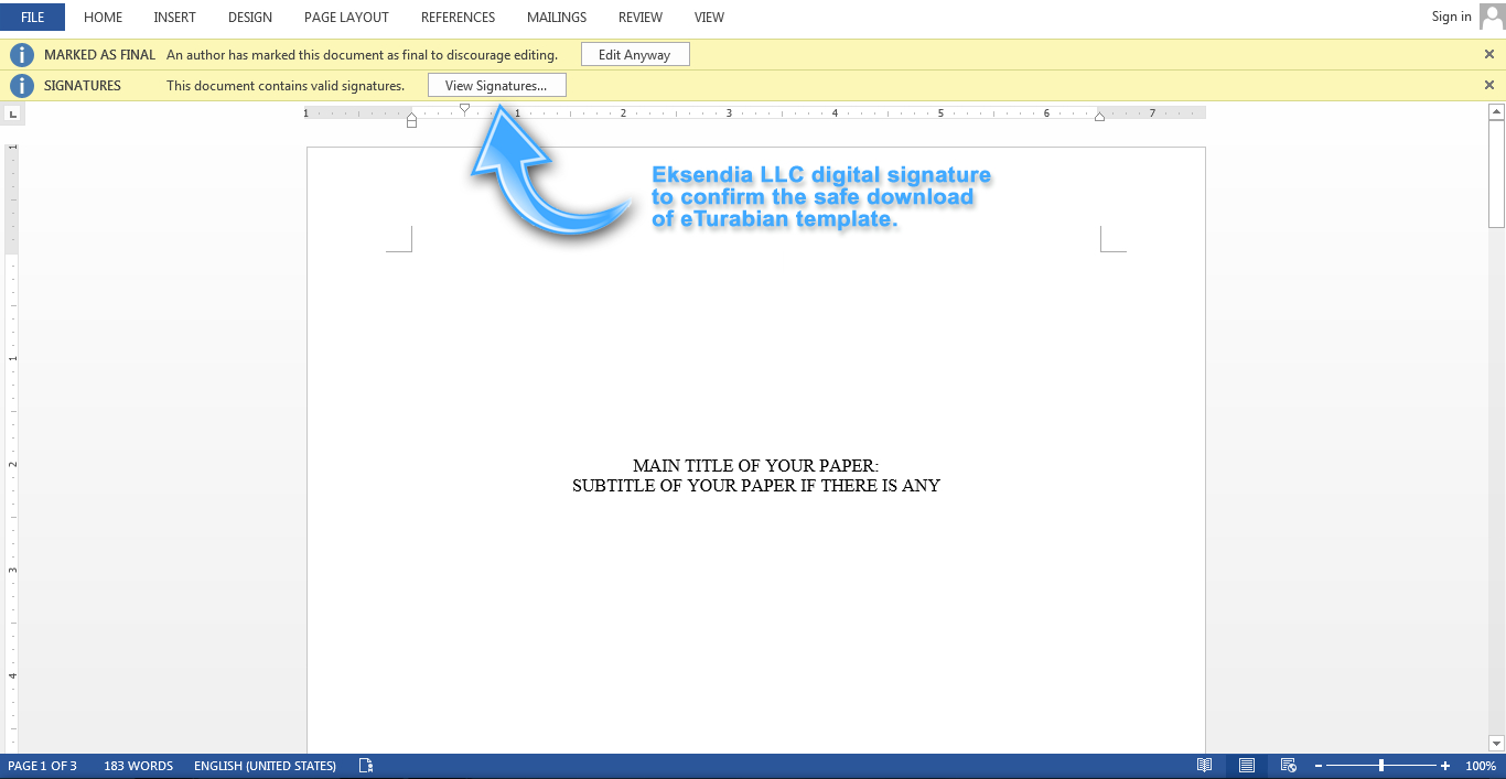 Turabian 9Th, Mla 8Th, Apa 6Th Editions. Our Precision Is With Regard To Turabian Template For Word