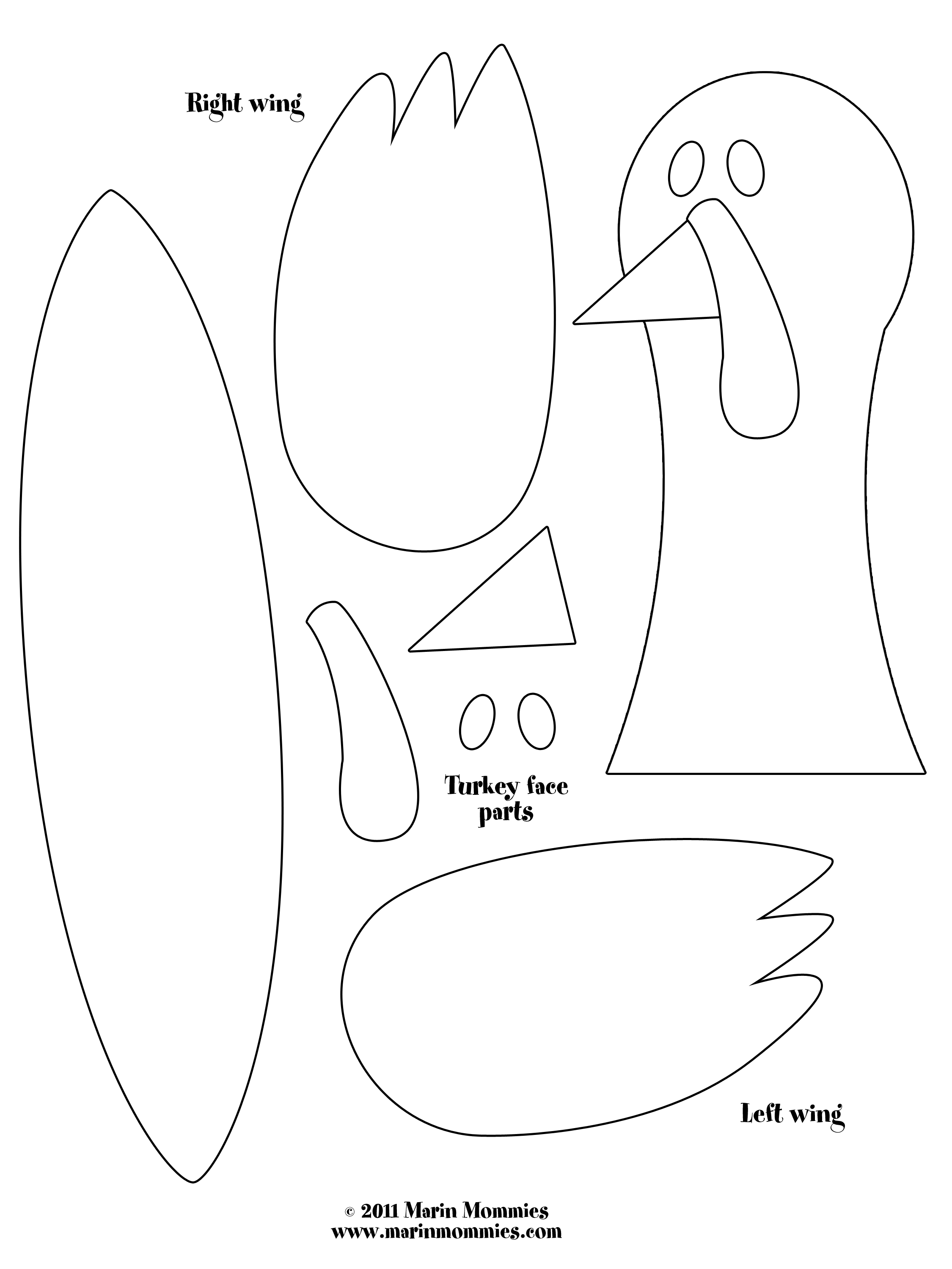 Turkey Head Template | This Is A Fun Autumn Project That's For Blank Turkey Template