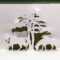 Two Horses With Tree Pop Up Card (Template From Cahier De In Pop Up Tree Card Template