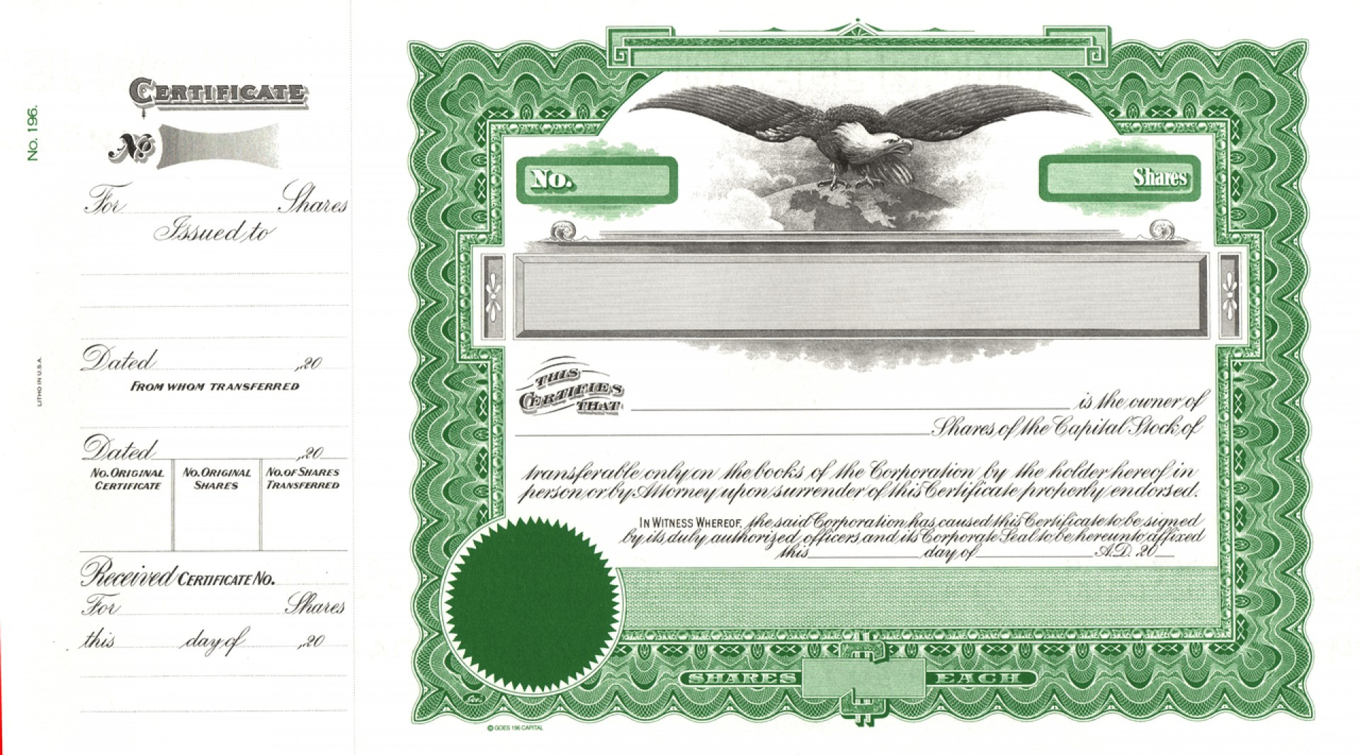 Unforgettable Stock Certificate Template Microsoft Word Pertaining To Stock Certificate Template Word