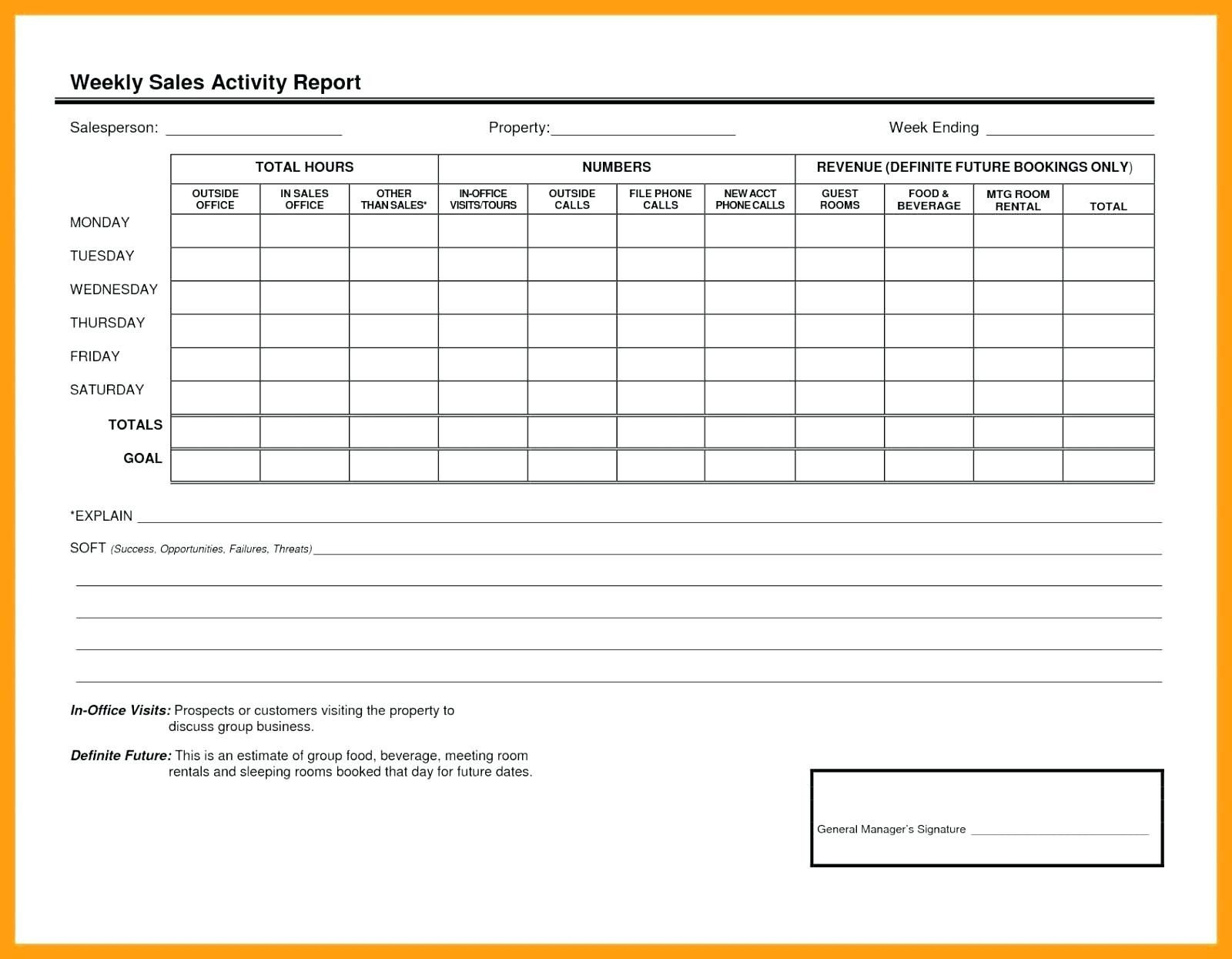 Unique Daily Task Template #exceltemplate #xls #xlstemplate Throughout Customer Visit Report Format Templates