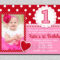 Unique Ideas For First Birthday Party Invitations Templates With First Birthday Invitation Card Template